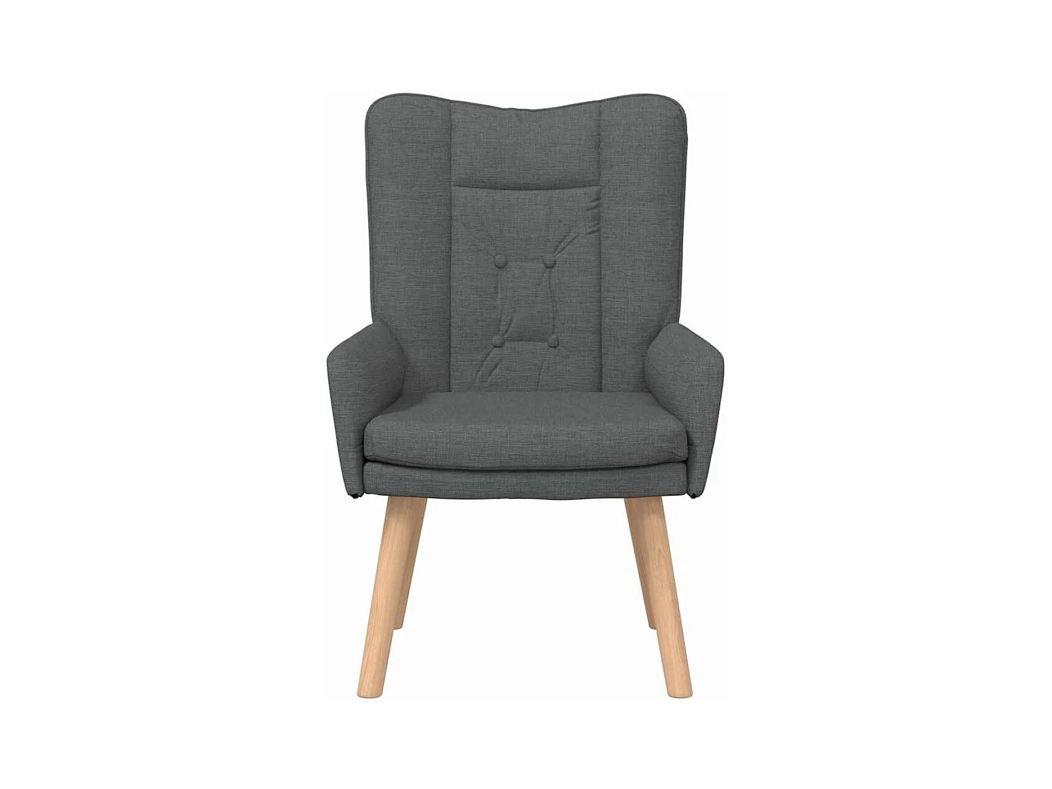 Poltrona | Cadeira de Sala | Cadeira Relaxante Cinzento escuro 63x67x94 cm tecido SHL749552