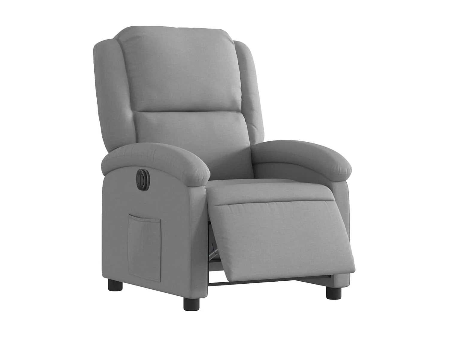 Fauteuil inclinable électrique-Chaise de relax Gris clair Tissu SHL1441