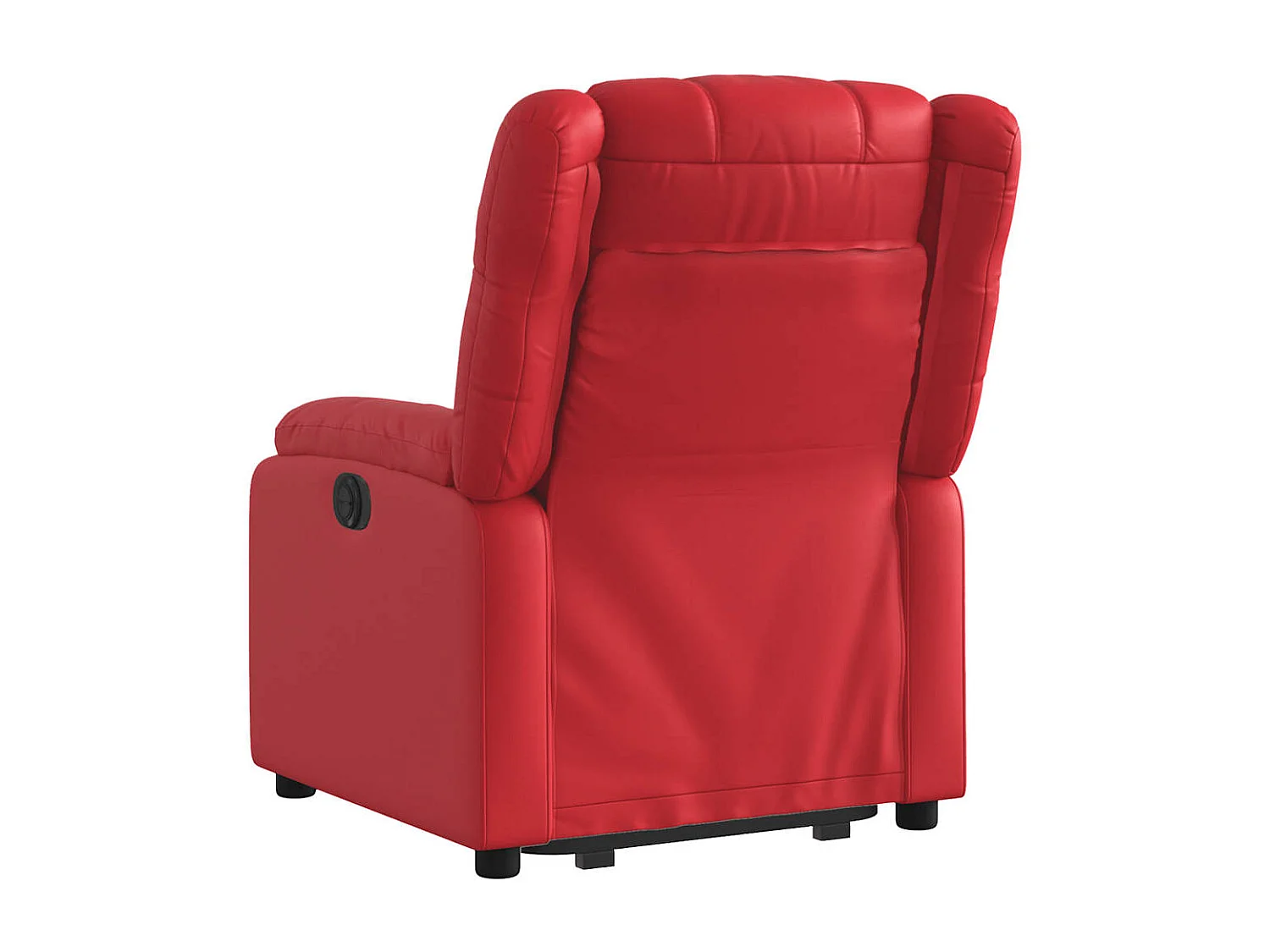 Sta-op-stoel | Relaxstoel kunstleer rood