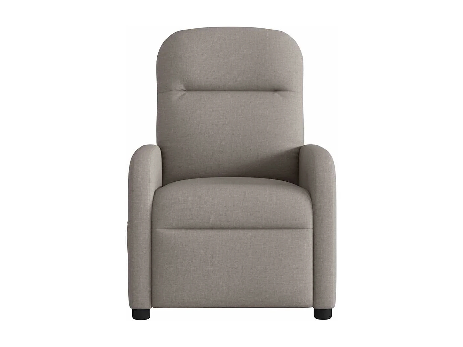 Fauteuil inclinable électrique-Fauteuil de massage de Salon Taupe Tissu SHL4962
