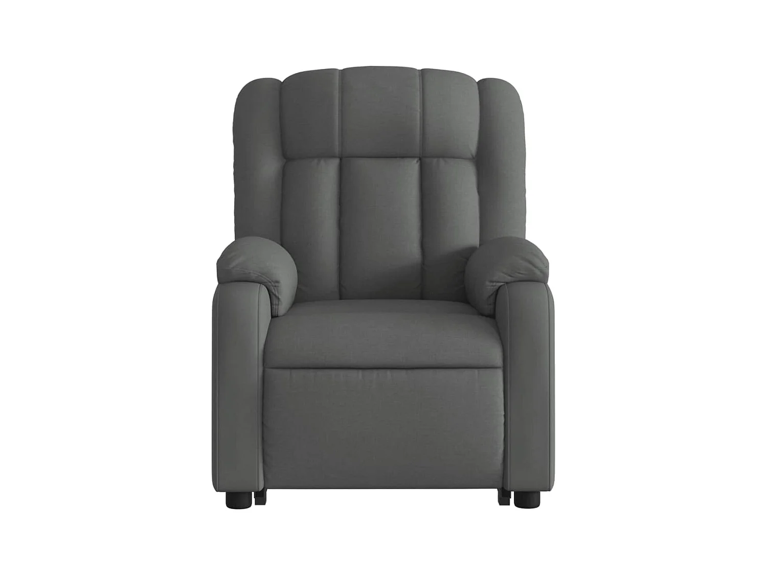 Poltrona elétrica elevatória massagens tecido cinzento-escuro SHL220322