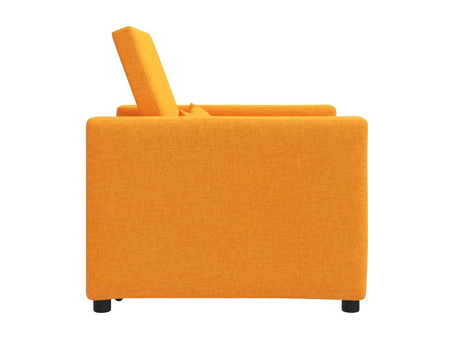 Sofá Cama Individual Amarillo oscuro 90x165x87 cm tela SHL3693