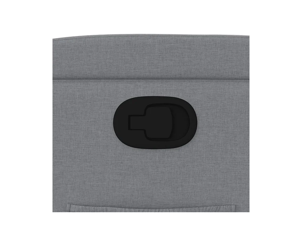 Sillón de relax | Sillón reclinable de tela gris claro SHL4879