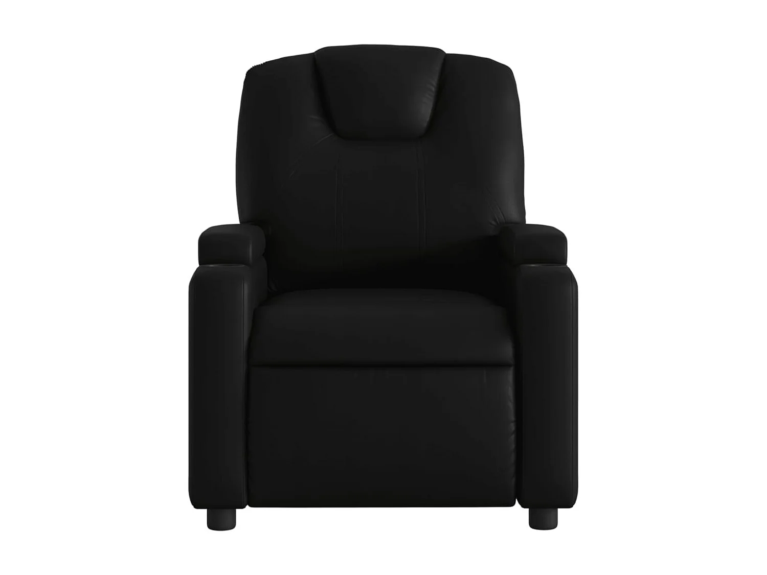 Relaxsessel | Lounge Sessel für Wohnzimmer Kunstleder Schwarz SHL68368