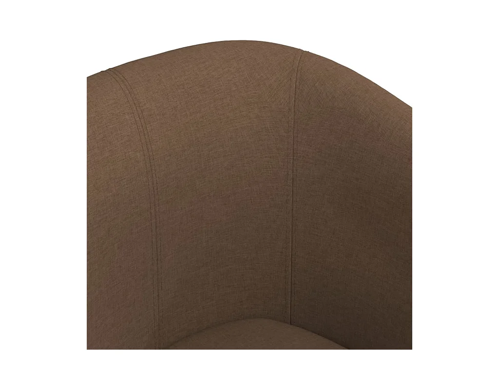 Sillón de salón | Silla de relax | Sillón de tela marrón SHL4373