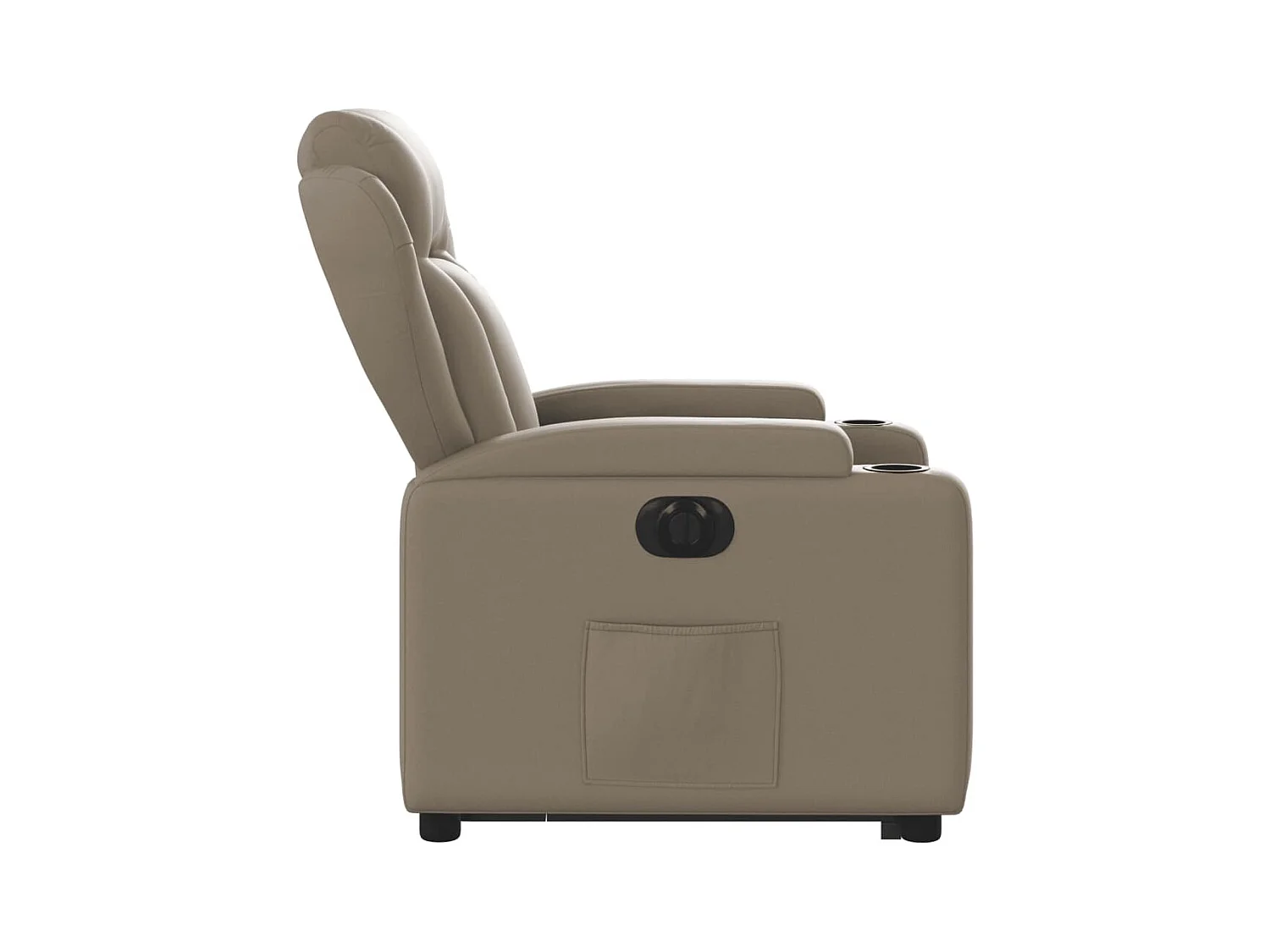 Fauteuil inclinable électrique-Chaise de relax-Fauteuil salon cappuccino similicuir SHL1833