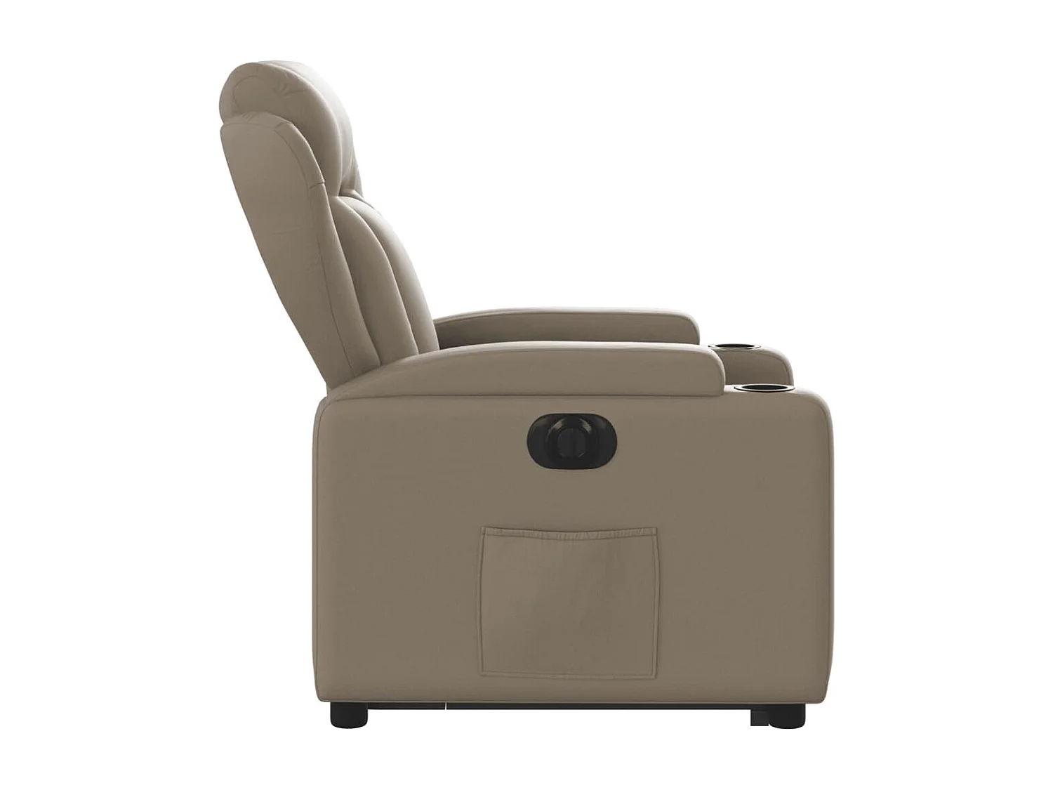 Relaxsessel mit Aufstehhilfe Elektrisch | Lounge Sessel indoor Cappuccino Kunstleder SHL17001
