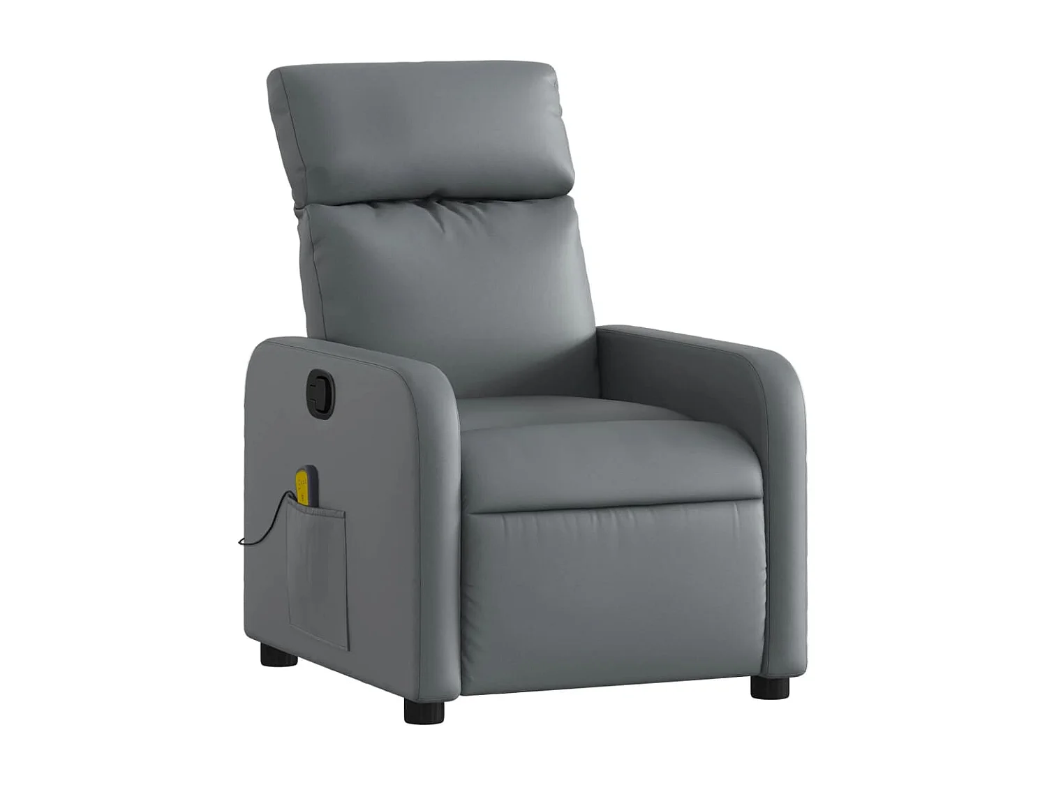 Sillón de salón | Silla | Sillón de masaje reclinable cuero sintético gris SHL9241
