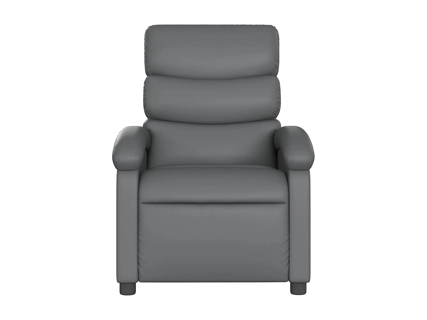 Sillón de salón | Silla | Sillón de masaje reclinable eléctrico cuero sintético gris SHL9934
