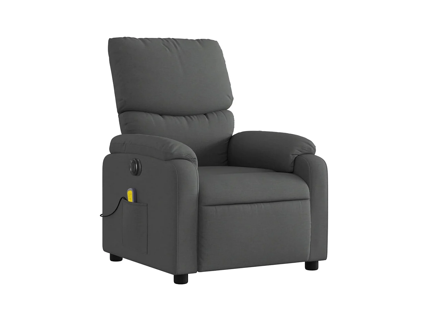 Sillón de relax | Sillón reclinable de masaje eléctrico tela gris oscuro SHL7520