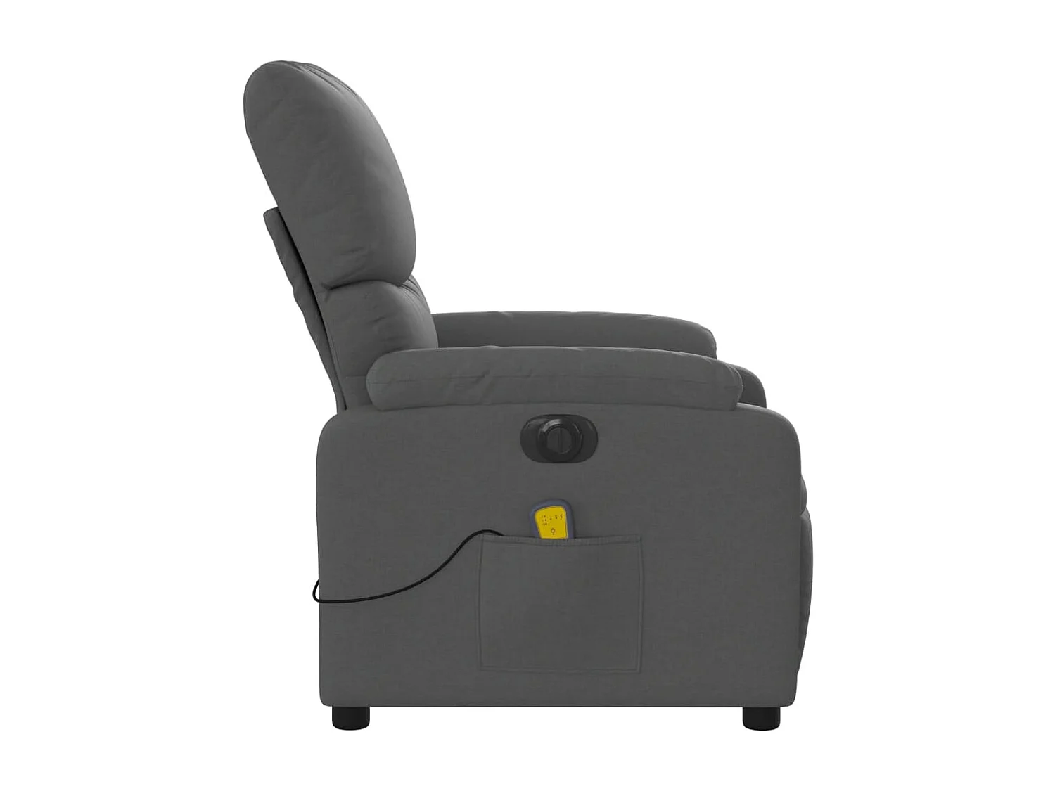 Sillón de relax | Sillón reclinable de masaje eléctrico tela gris oscuro SHL7520