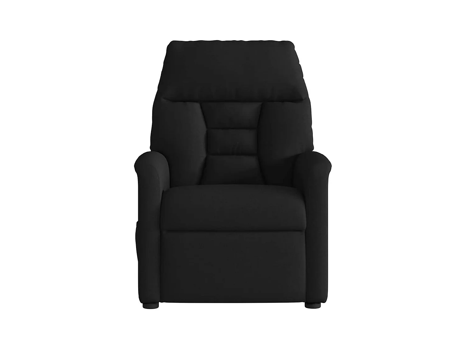 Sillón de relax | Sillón reclinable de masaje de tela negro SHL8372