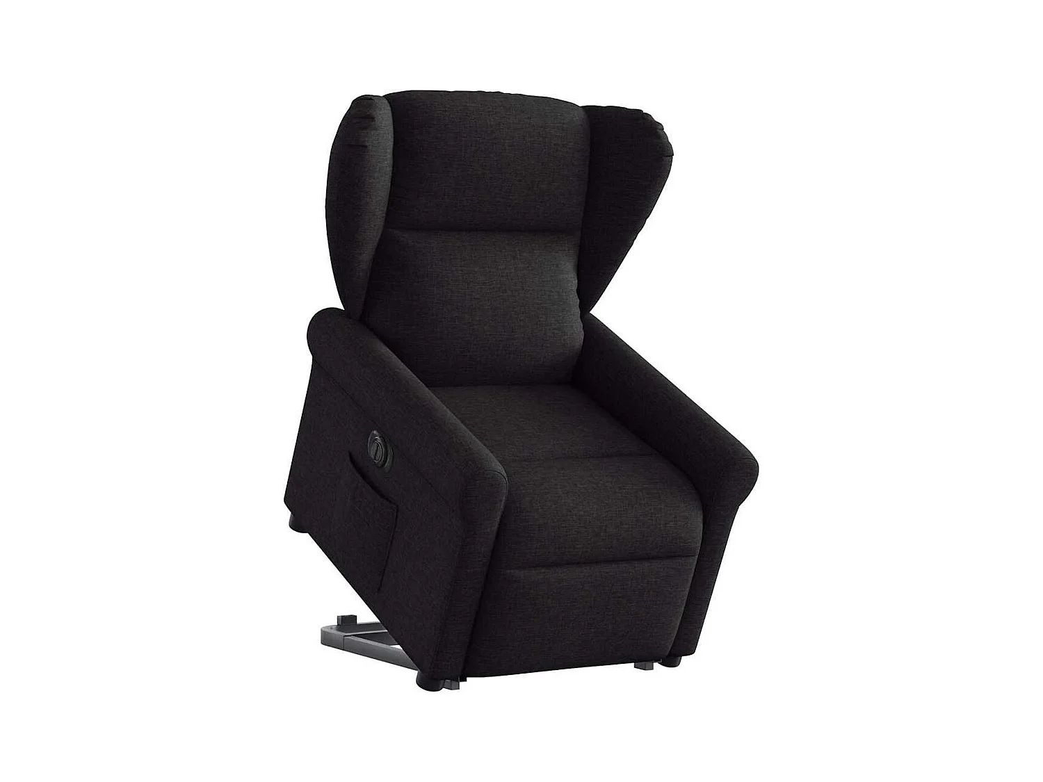 Silla de relax | Sillón eléctrico reclinable elevable de tela negro SHL9419