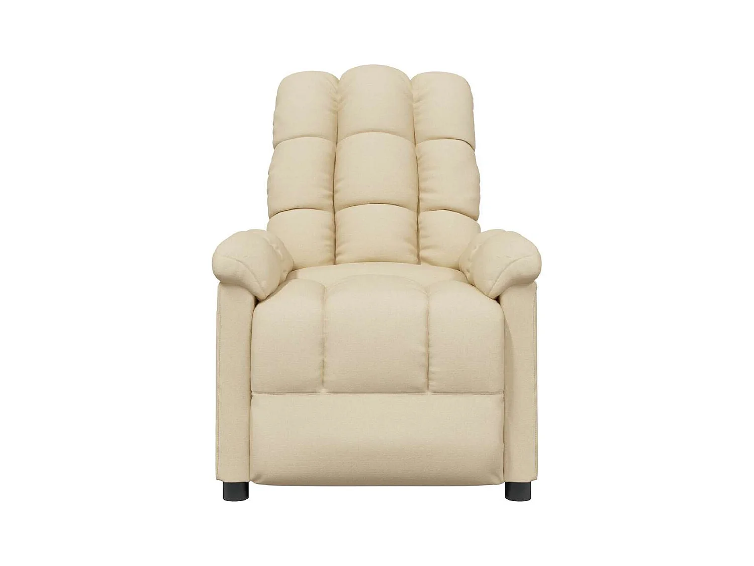 Sillón de relax | Sillón reclinable de tela crema SHL9675