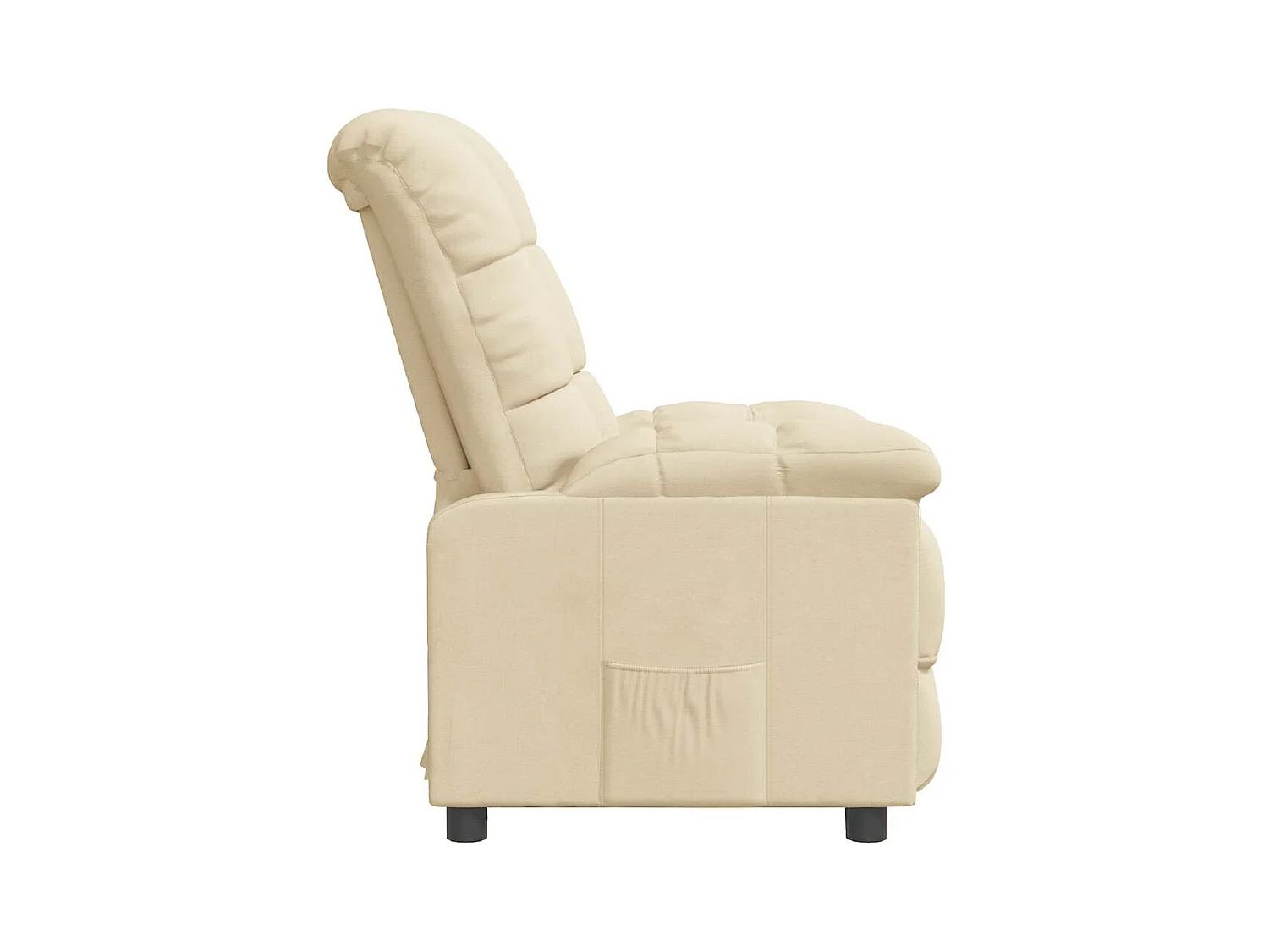 Sillón de relax | Sillón reclinable de tela crema SHL9675