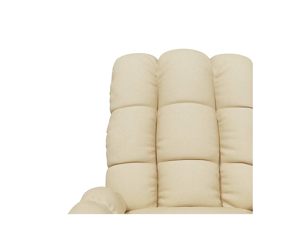 Sillón de relax | Sillón reclinable de tela crema SHL9675