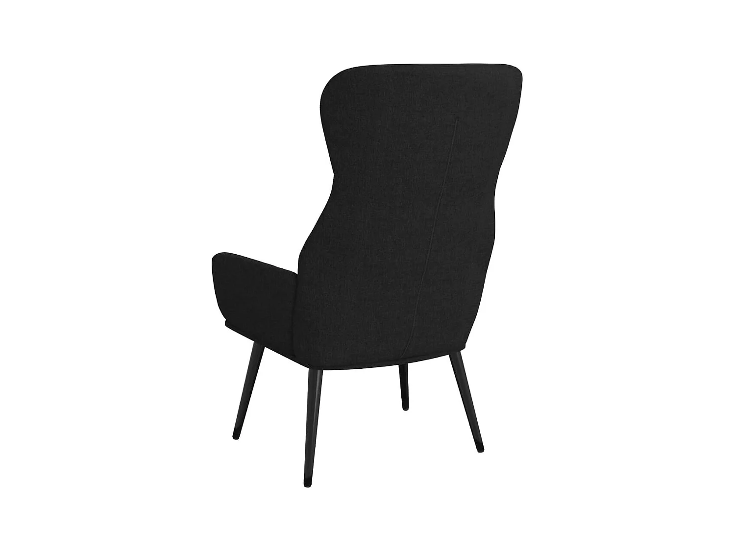 Sillón de relax | Silla de relax de tela negro SHL2672