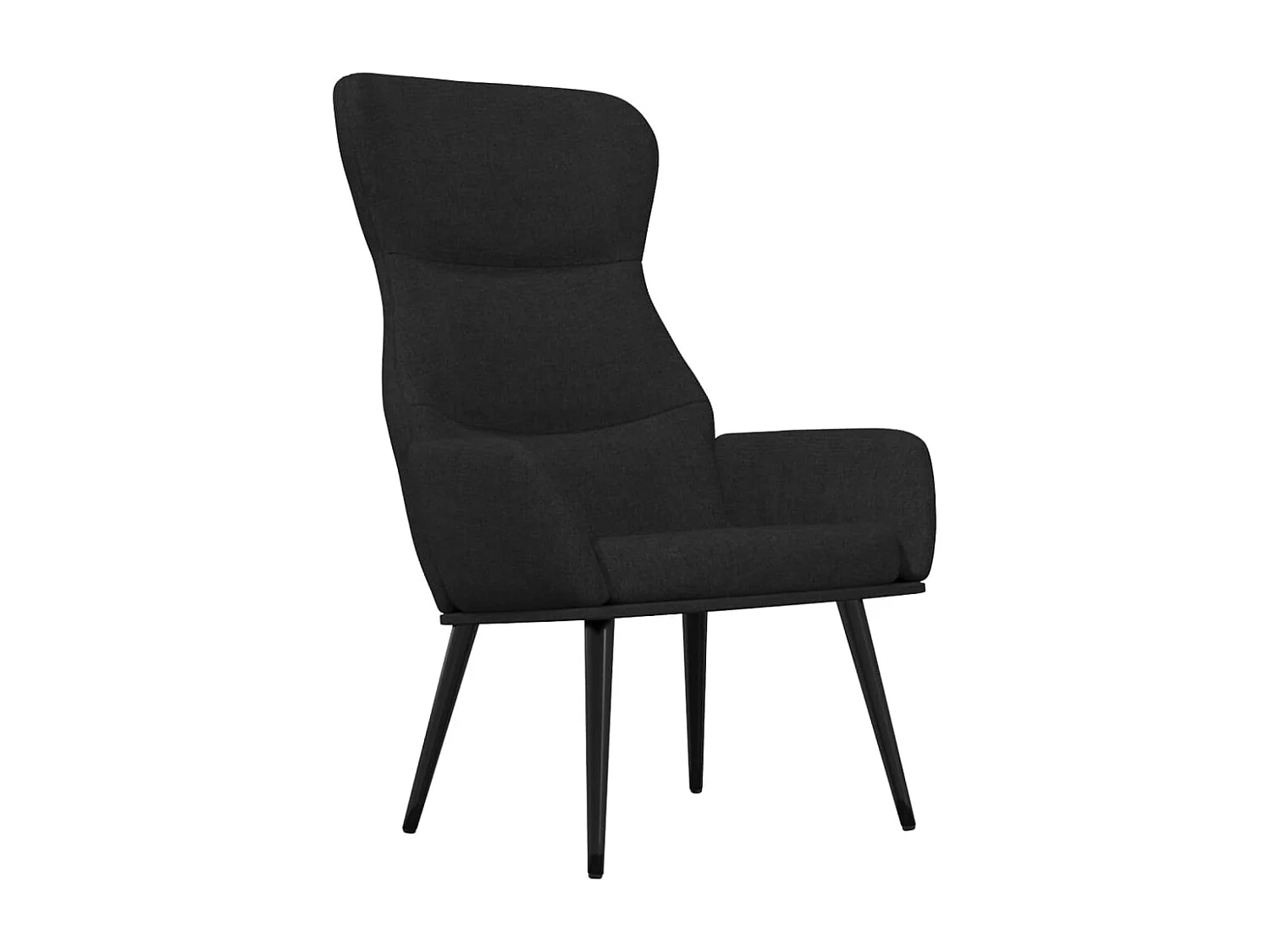 Relaxsessel | Lounge Sessel Schwarz Stoff SHL43995