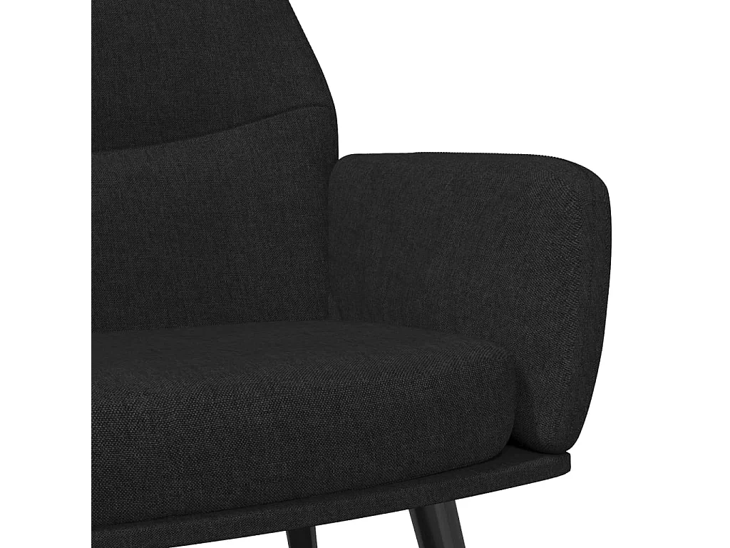 Relaxsessel | Lounge Sessel Schwarz Stoff SHL43995
