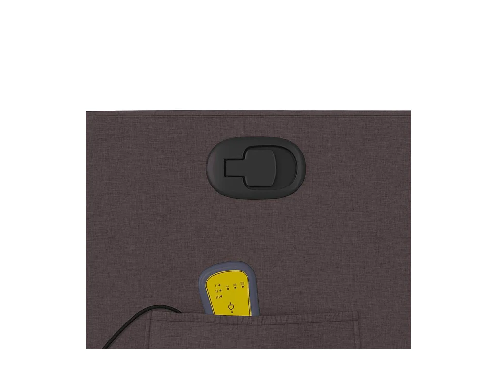 Sillón de salón | Silla | Sillón de masaje reclinable de tela marrón oscuro SHL6209