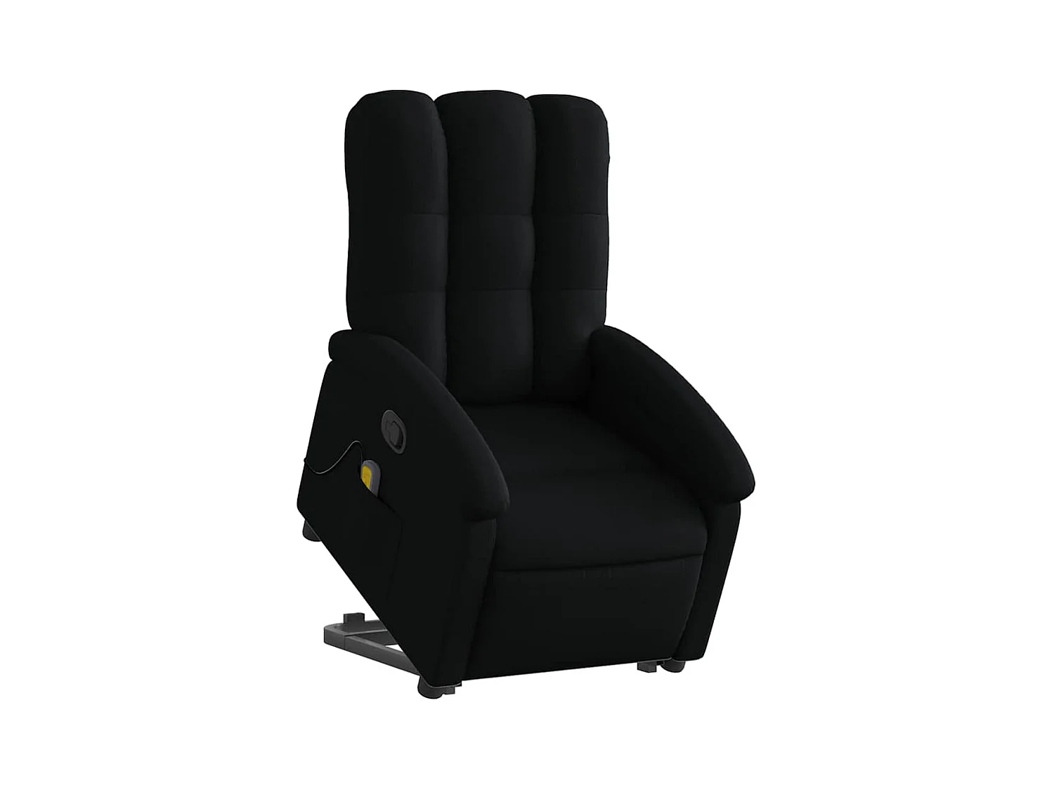 Sillón de relax | Sillón reclinable de masaje elevable tela negro SHL7517