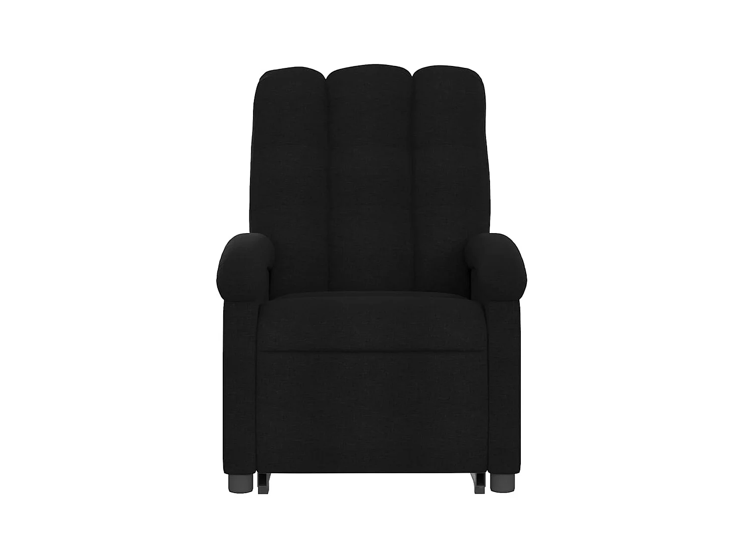 Sillón de relax | Sillón reclinable de masaje elevable tela negro SHL7517