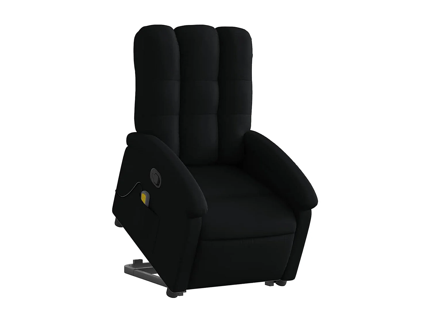 Sillón de relax | Sillón reclinable de masaje elevable tela negro SHL7517