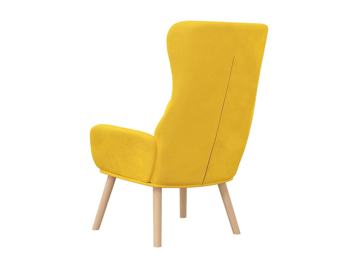 Relaxsessel | Lounge Sessel Senfgelb Samt SHL26720