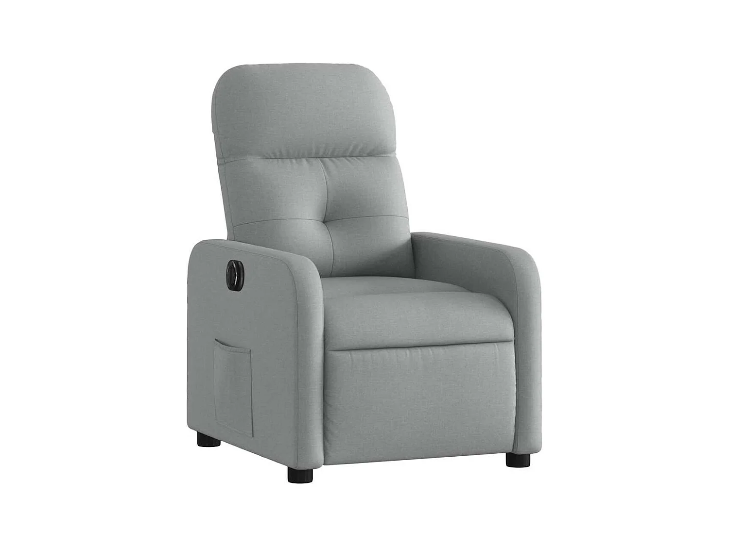 Sillón de relax | Silla | Sillón reclinable eléctrico tela gris claro SHL2677
