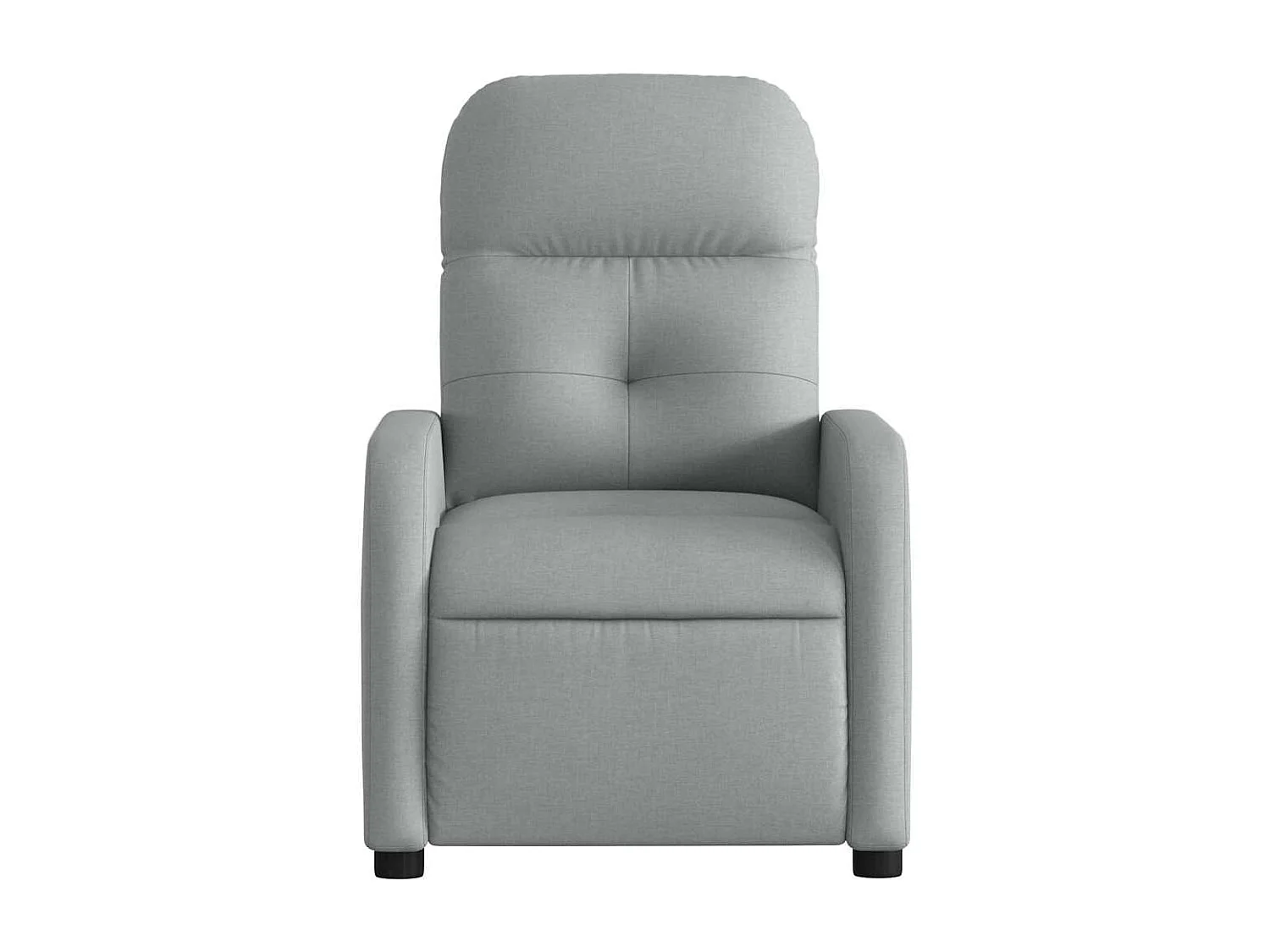 Fauteuil inclinable électrique-Chaise de relax-Fauteuil salon Gris clair Tissu SHL4439