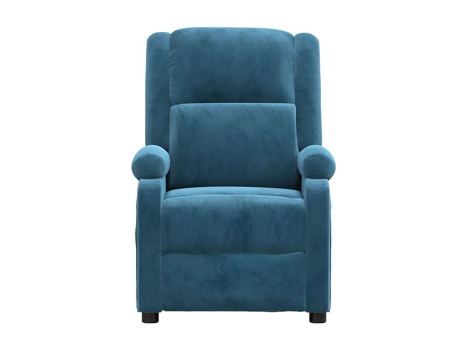 Fauteuil inclinable-Fauteuil de salon bleu velours SHL4572