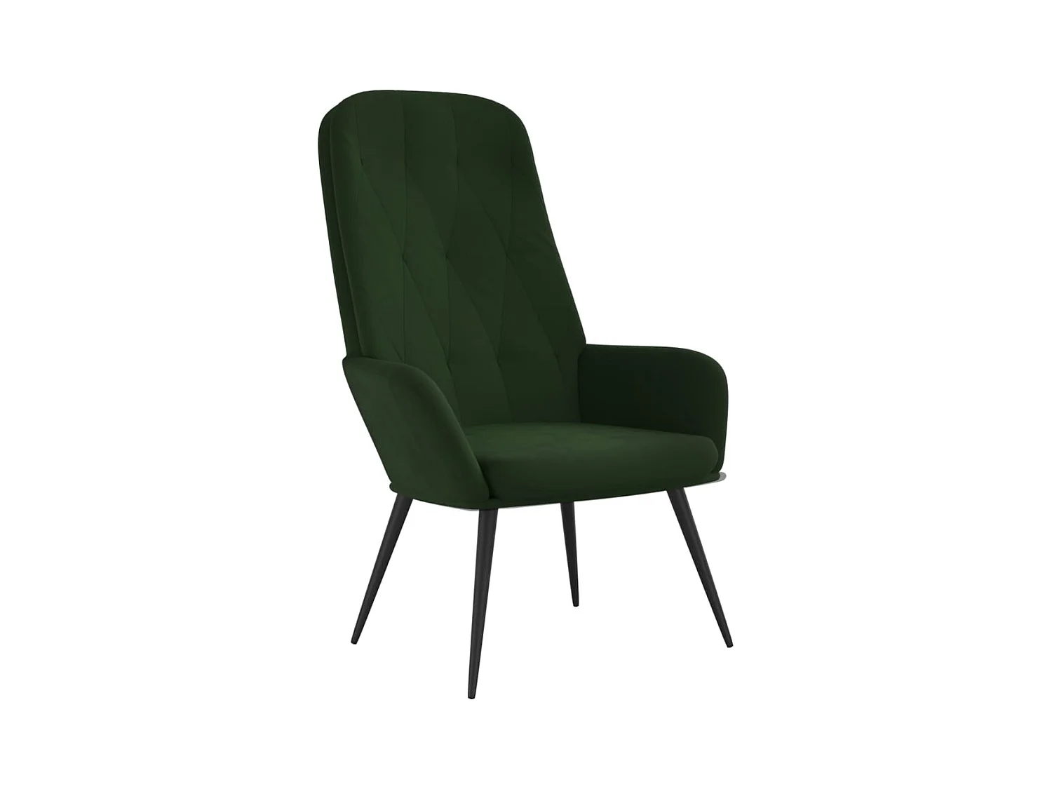 Sillón de relax | Silla de relax de terciopelo verde oscuro SHL5519