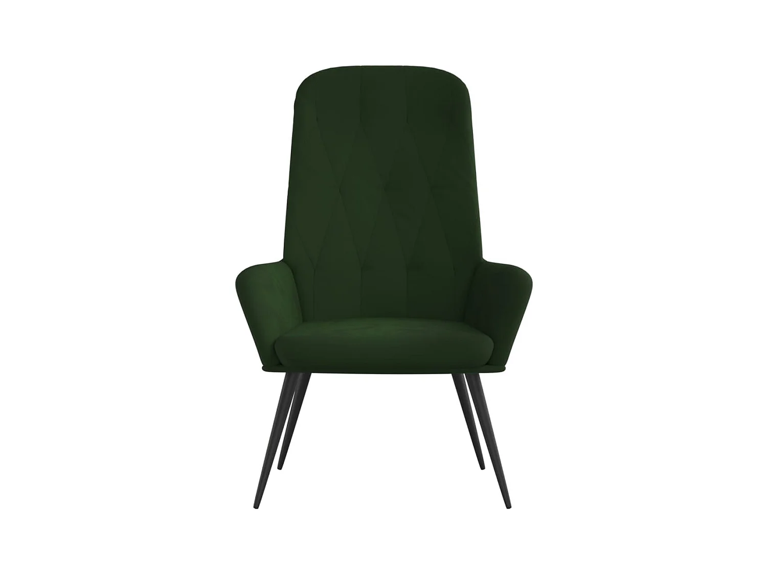 Sillón de relax | Silla de relax de terciopelo verde oscuro SHL5519