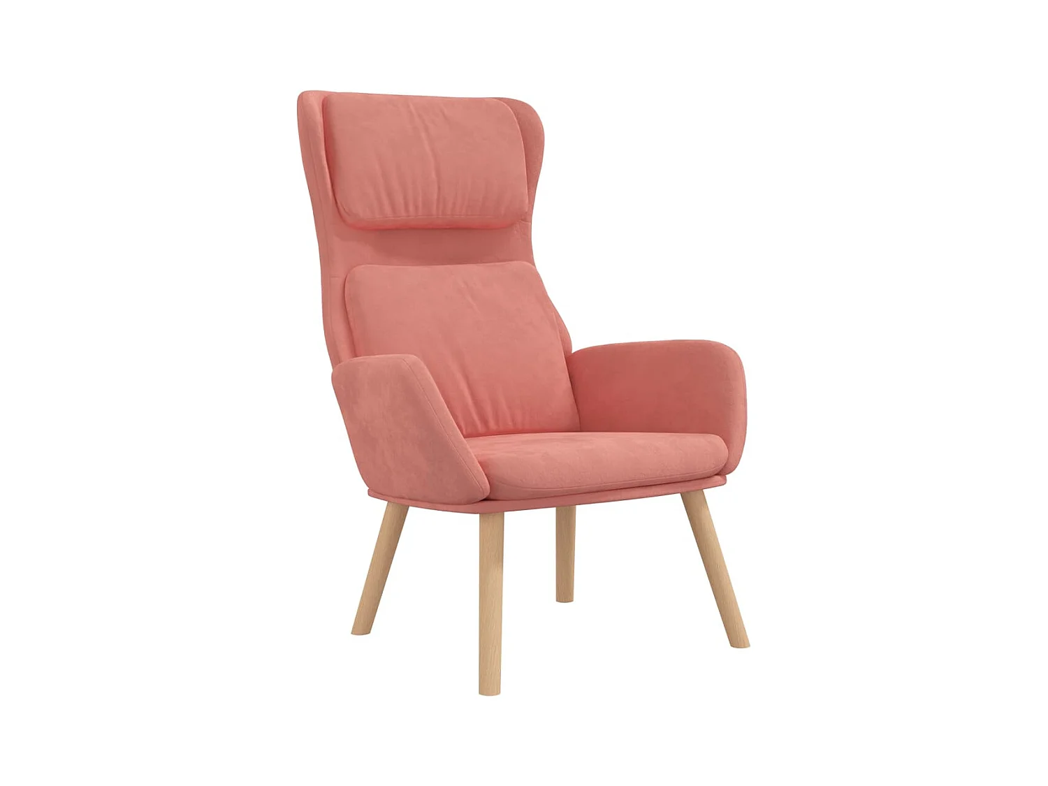 Sillón de relax | Silla de relax de terciopelo rosa SHL3513