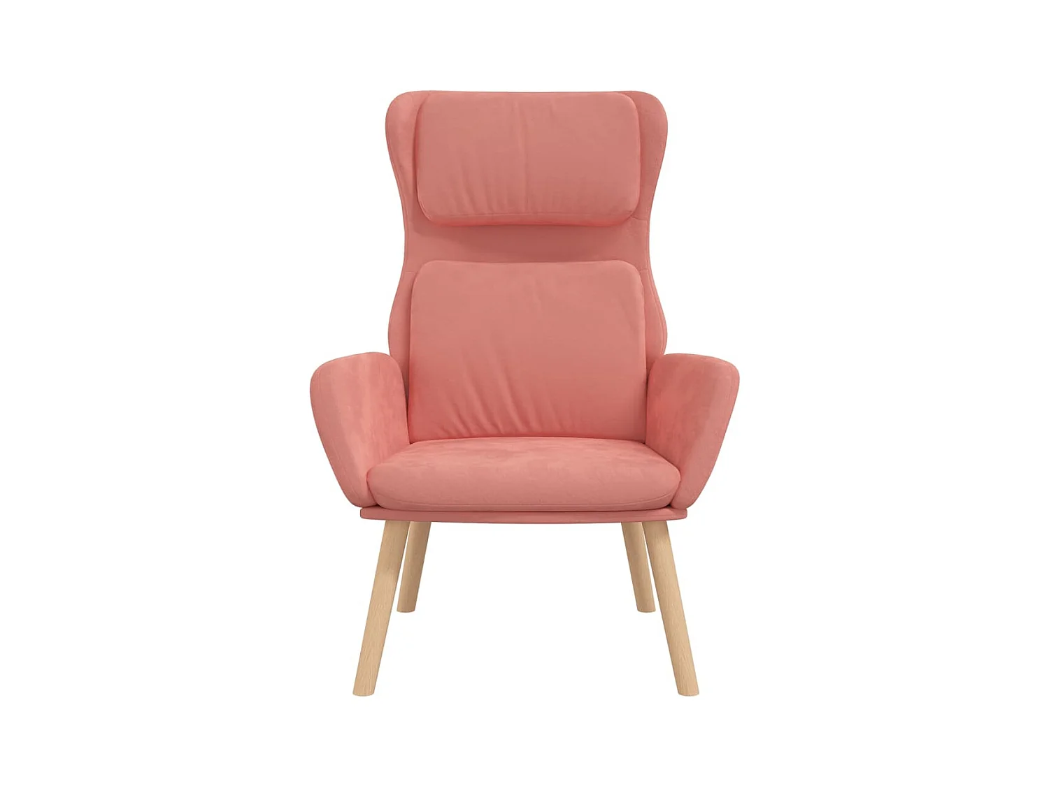 Sillón de relax | Silla de relax de terciopelo rosa SHL3513
