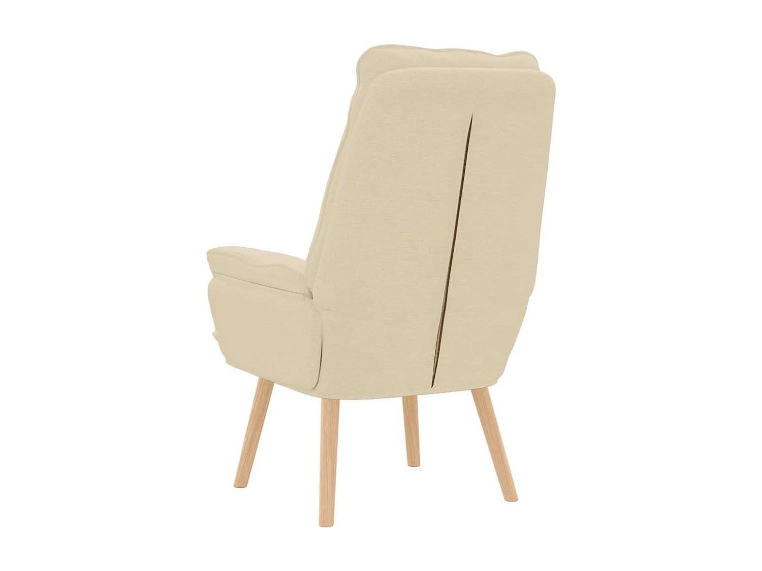 Relaxsessel | Lounge Sessel für Wohnzimmer Creme 69x74x93 cm Sherpa-Stoff SHL21174