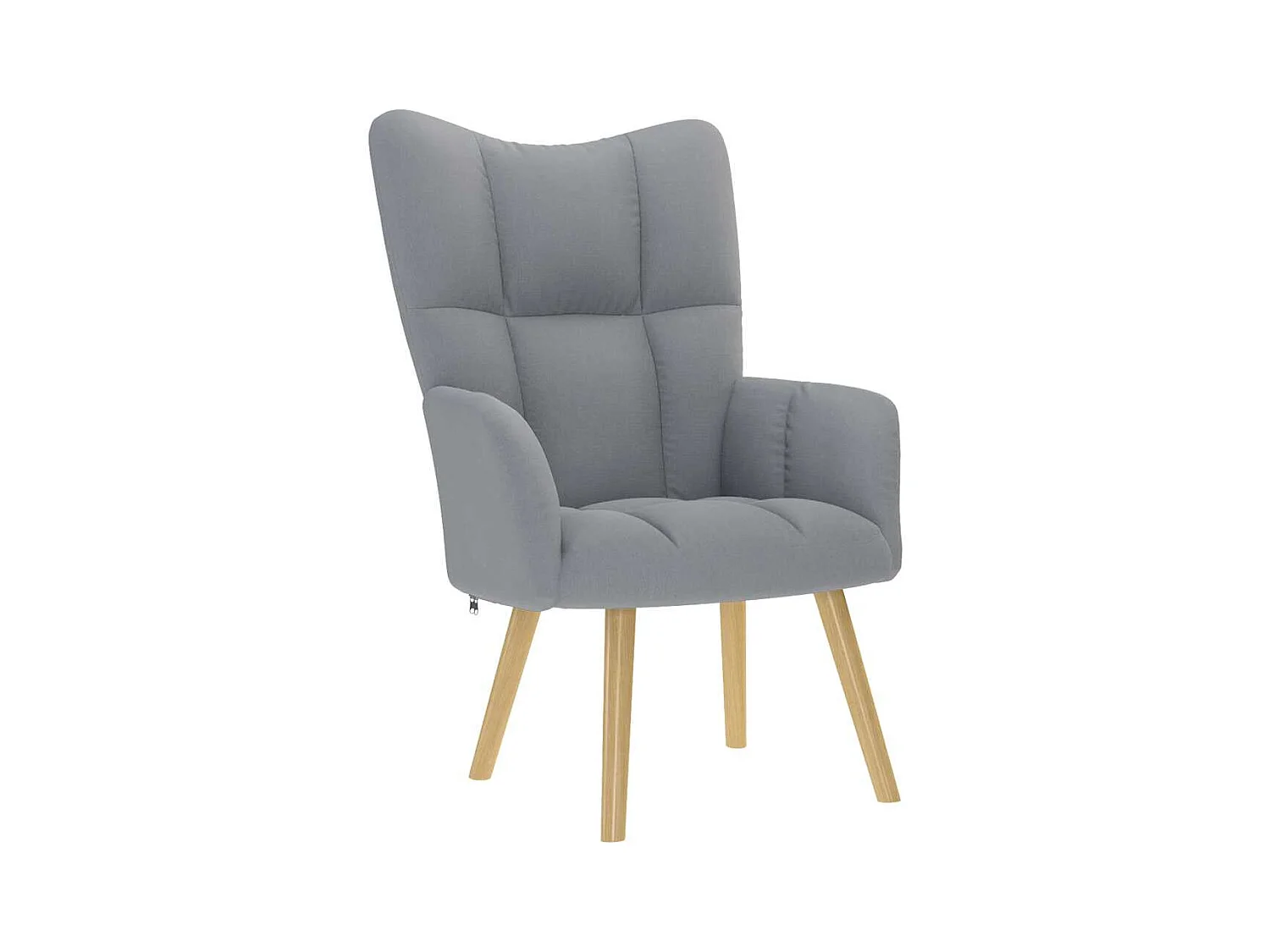 Sillón de relax | Silla de relax de tela gris claro SHL2938