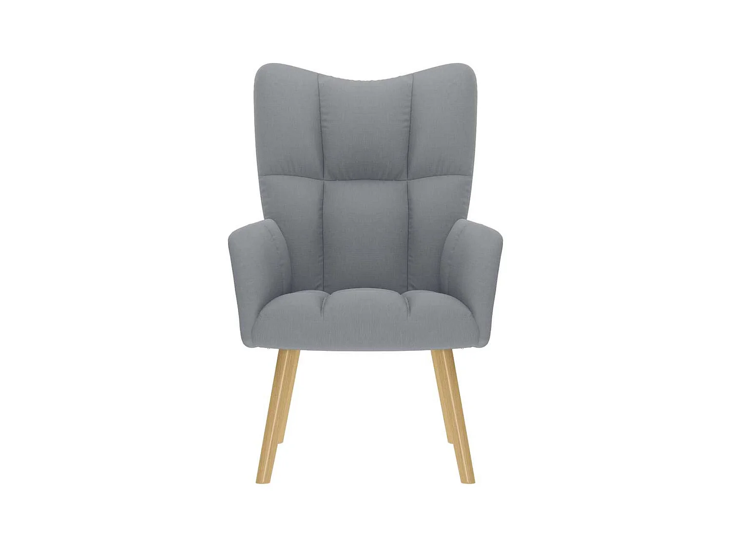 Sillón de relax | Silla de relax de tela gris claro SHL2938