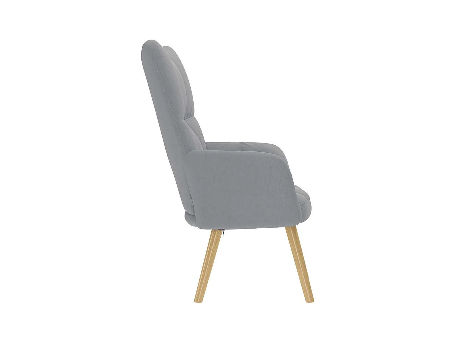 Sillón de relax | Silla de relax de tela gris claro SHL2938
