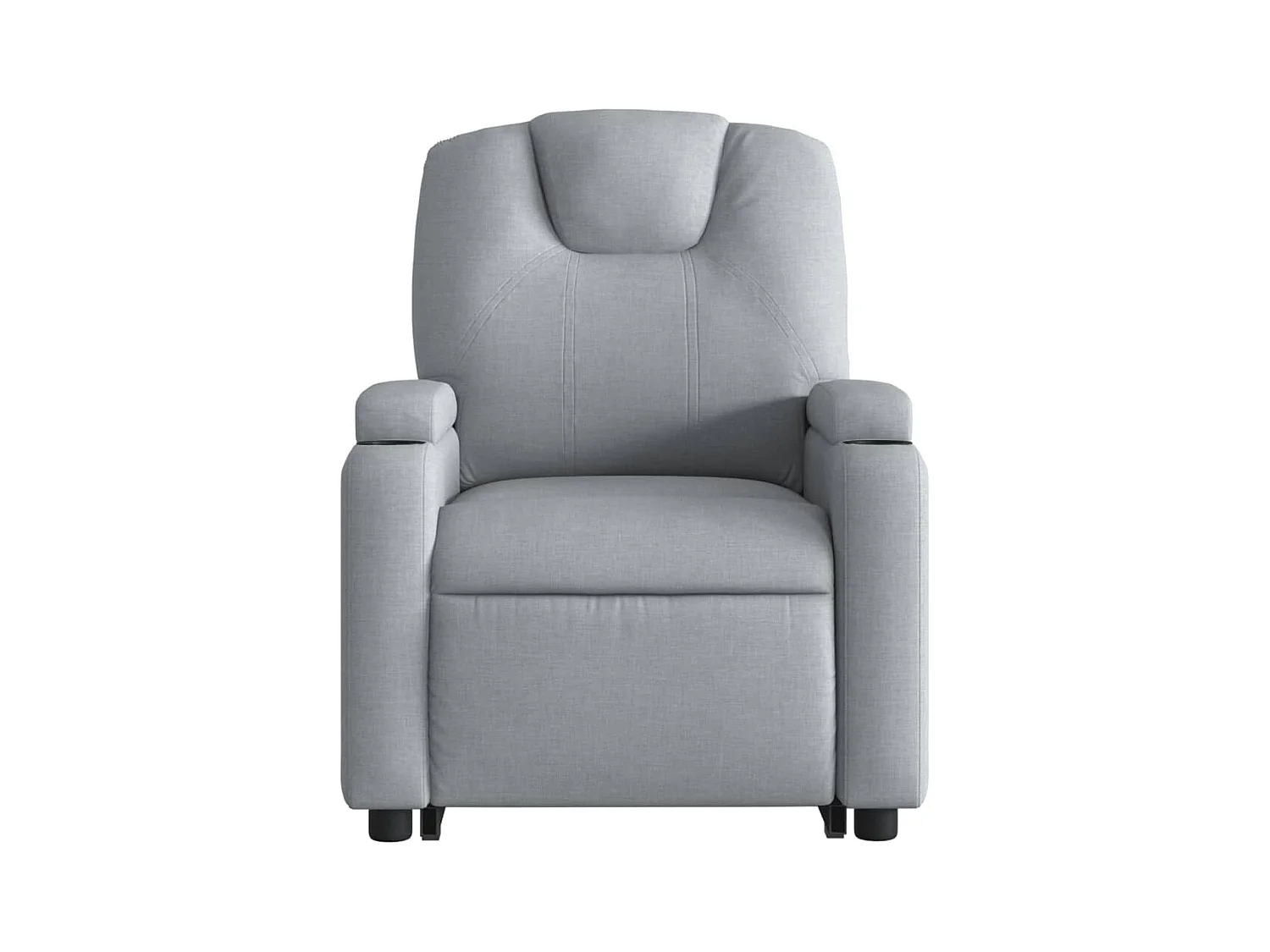 Silla de relax | Sillón eléctrico reclinable elevable de tela gris claro SHL2405