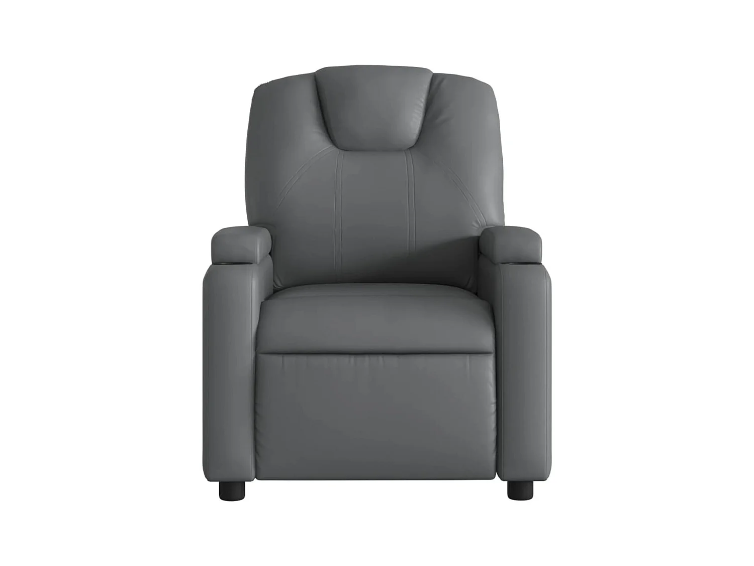 Sillón de relax | Silla | Sillón reclinable eléctrico de cuero sintético gris SHL8257