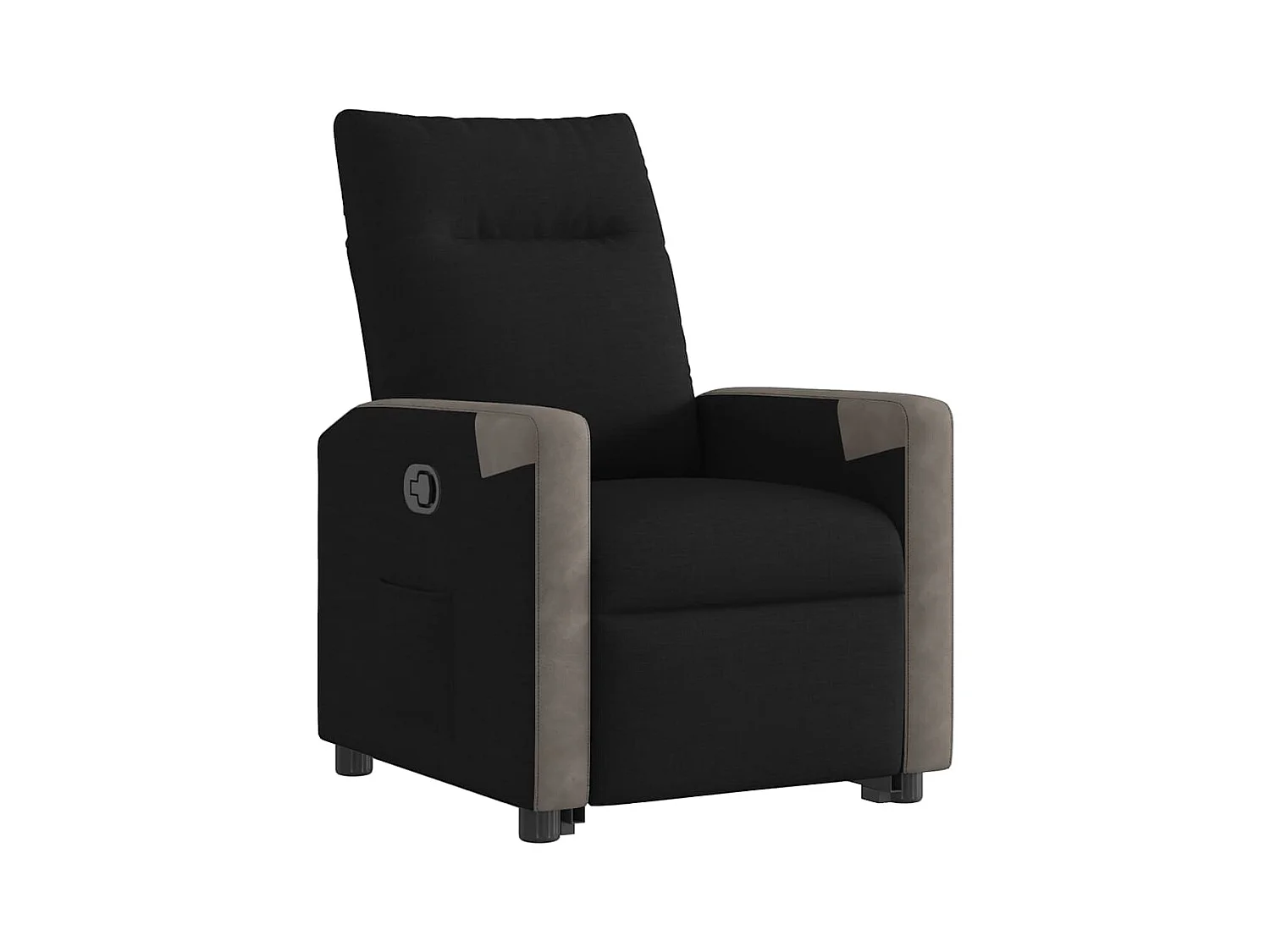 Sillón de relax | Silla | Sillón reclinable elevable tela negro SHL3043