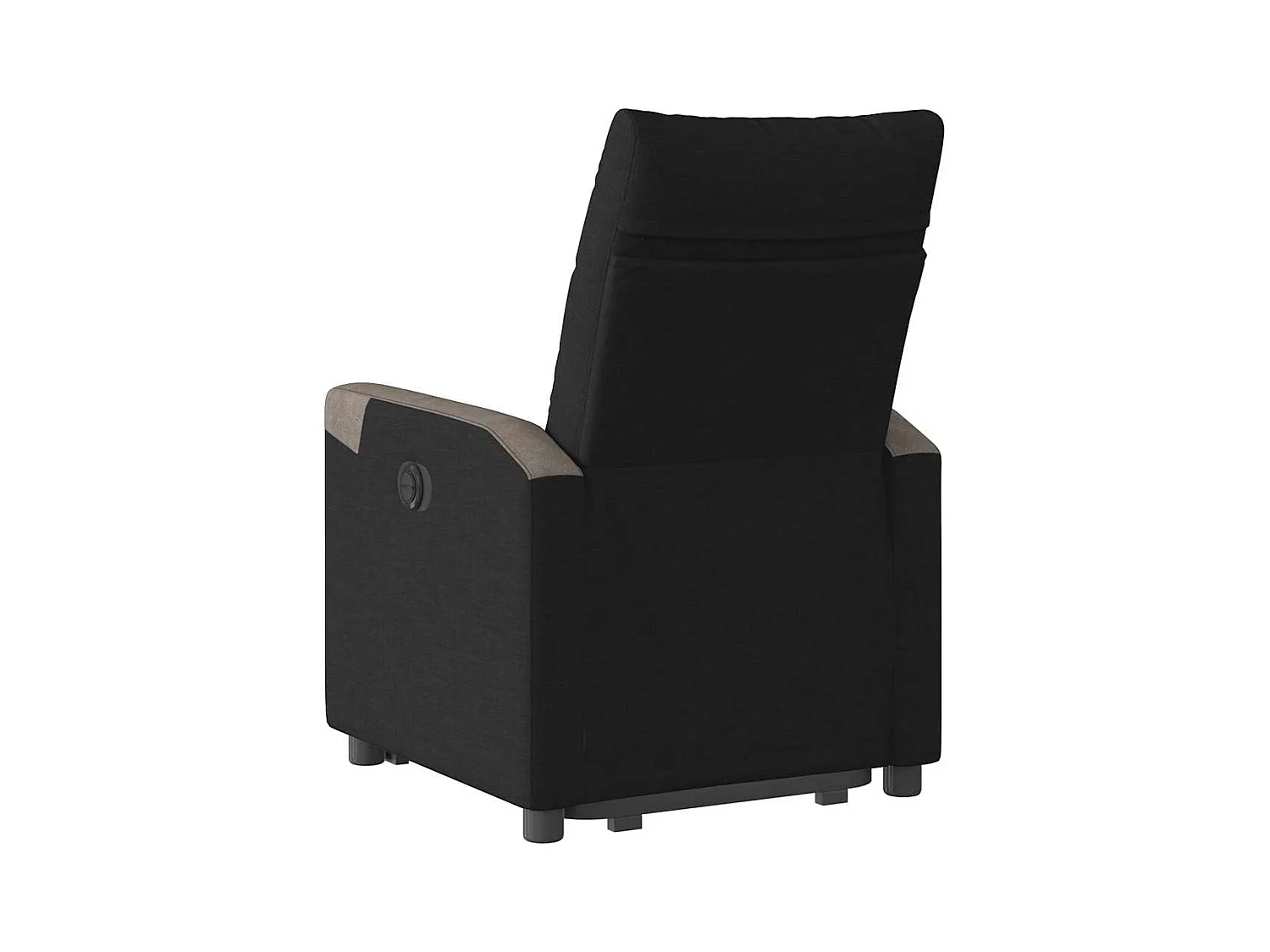 Sillón de relax | Silla | Sillón reclinable elevable tela negro SHL3043