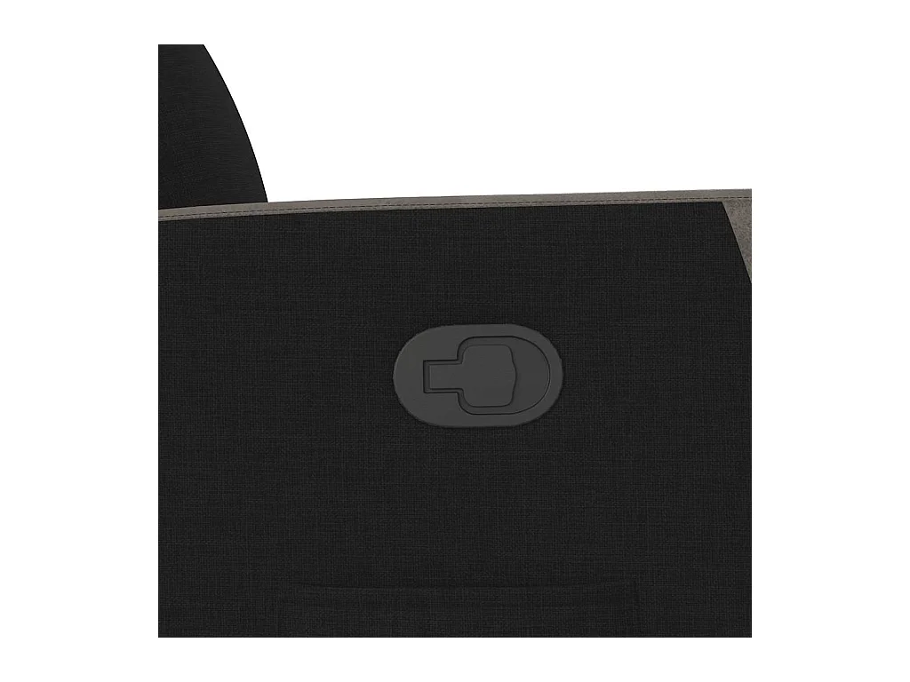Sillón de relax | Silla | Sillón reclinable elevable tela negro SHL3043