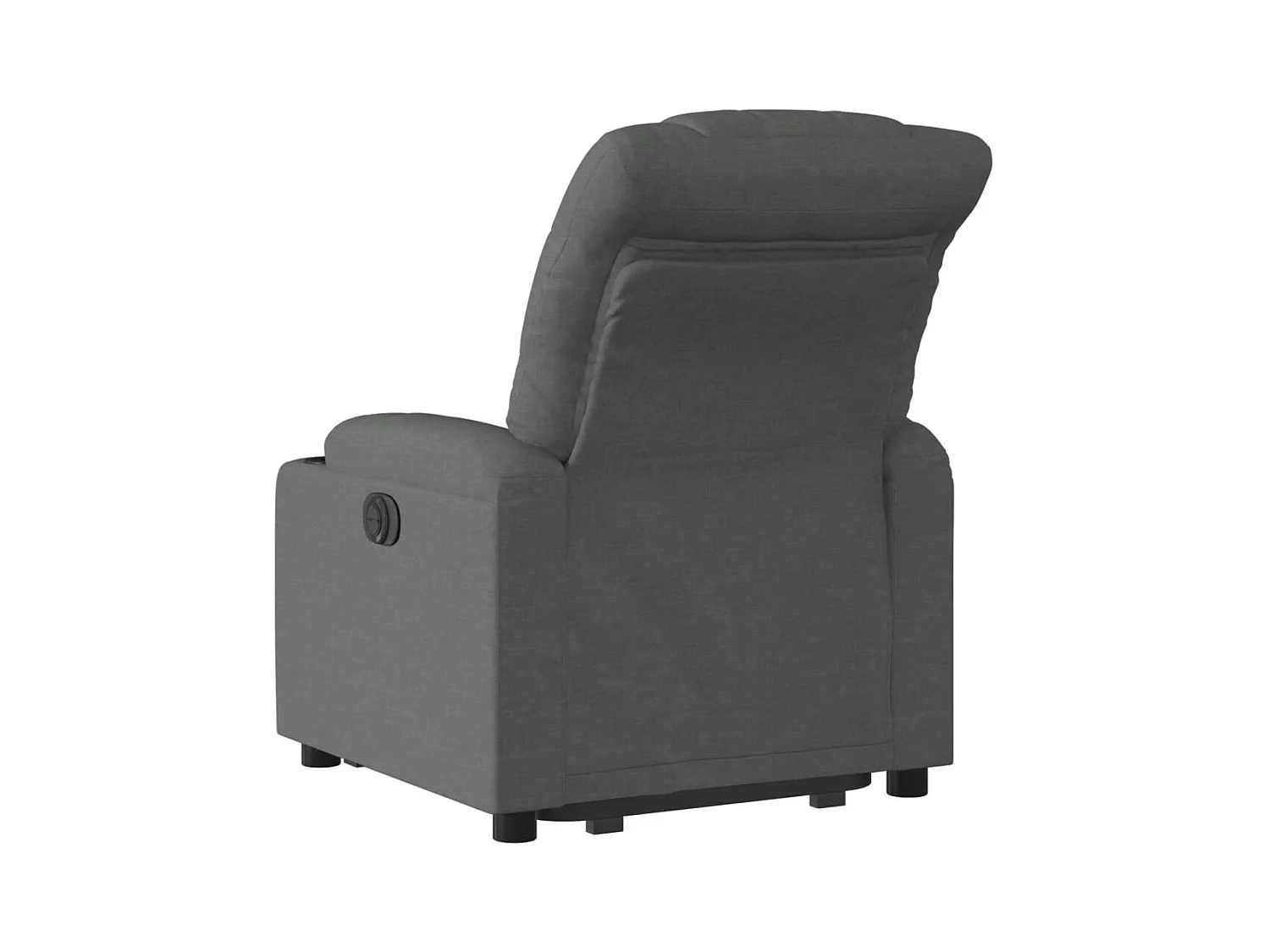 Sillón de relax | Silla | Sillón reclinable elevable de tela gris oscuro SHL3767