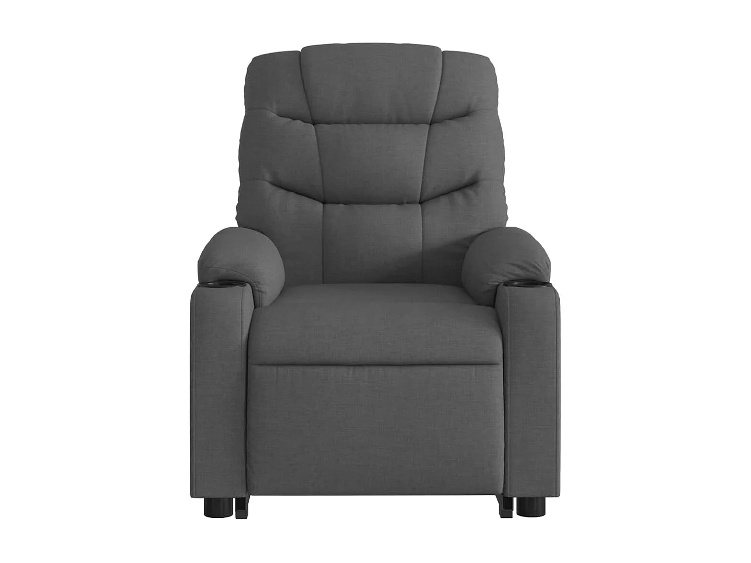 Sillón de relax | Silla | Sillón reclinable elevable de tela gris oscuro SHL3767