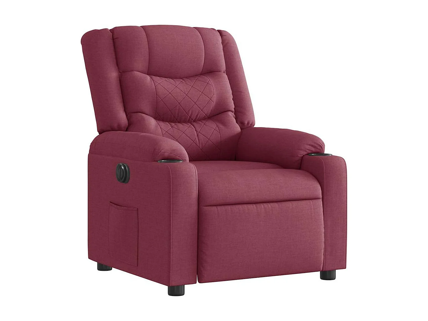 Sillón de relax | Silla | Sillón reclinable eléctrico tela rojo tinto SHL9740