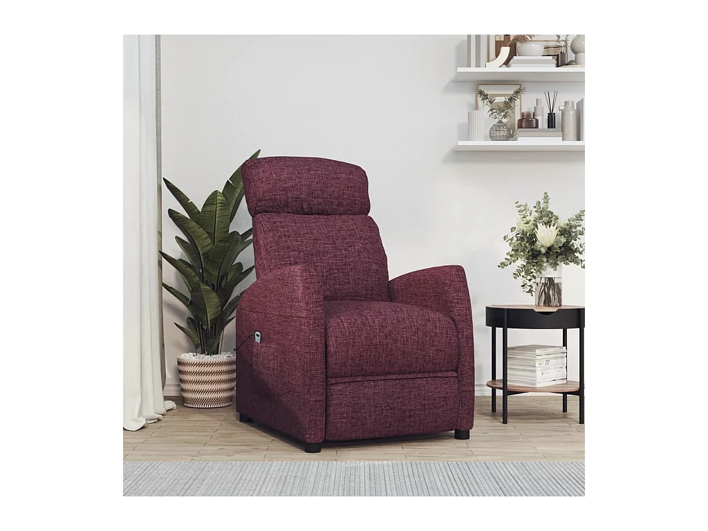 Fauteuil salon-Chaise d'appoint-Fauteuil Violet Tissu SHL5189