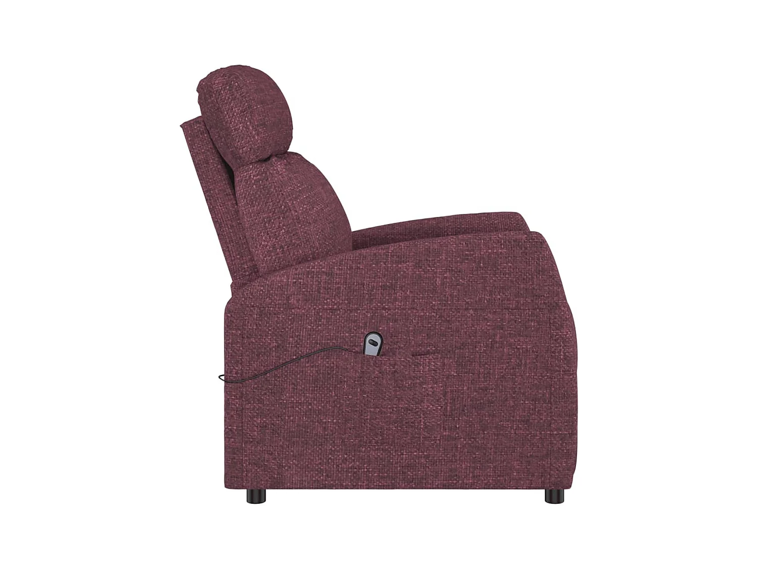 Silla de relax | Sillón elevable tela morado SHL7370