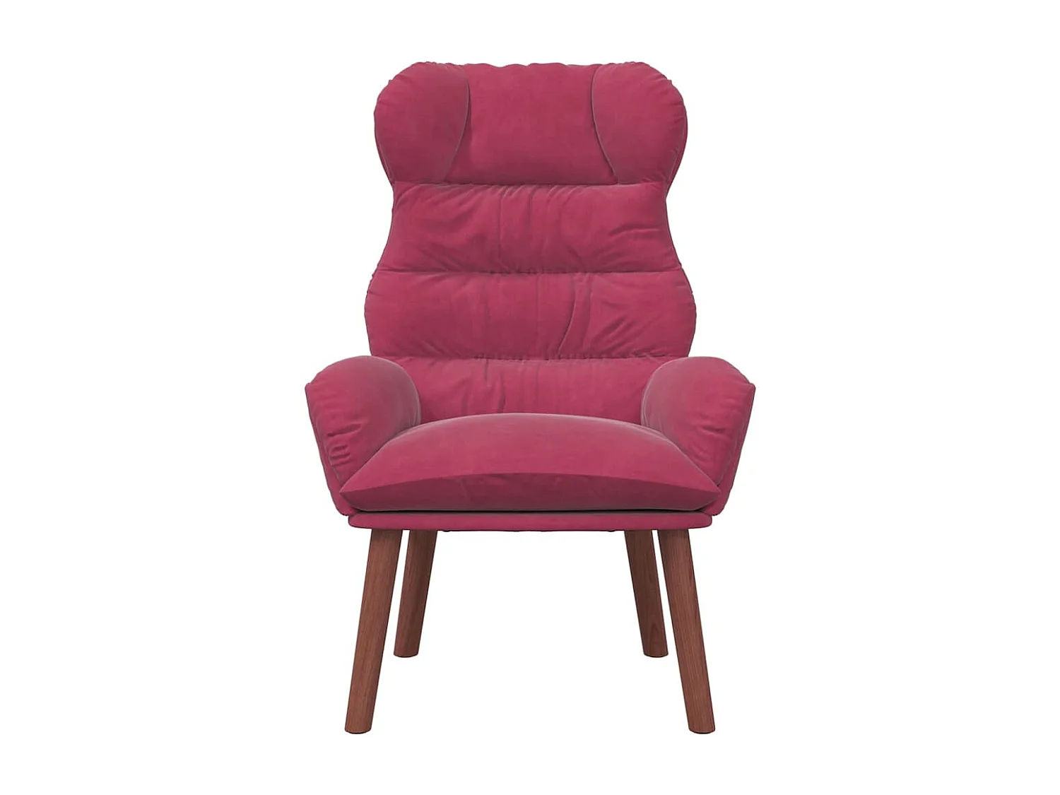 Sillón de relax | Silla Relax | Sillón de salón Rojo vino tinto 69x74x93 cm Terciopelo SHL6873